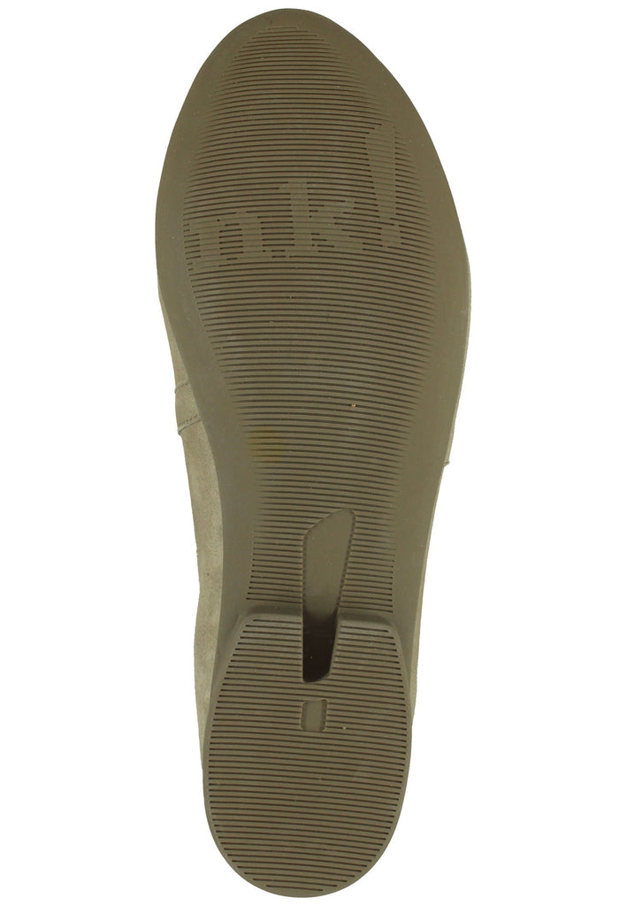 Think! Ballerinas Veloursleder Grün