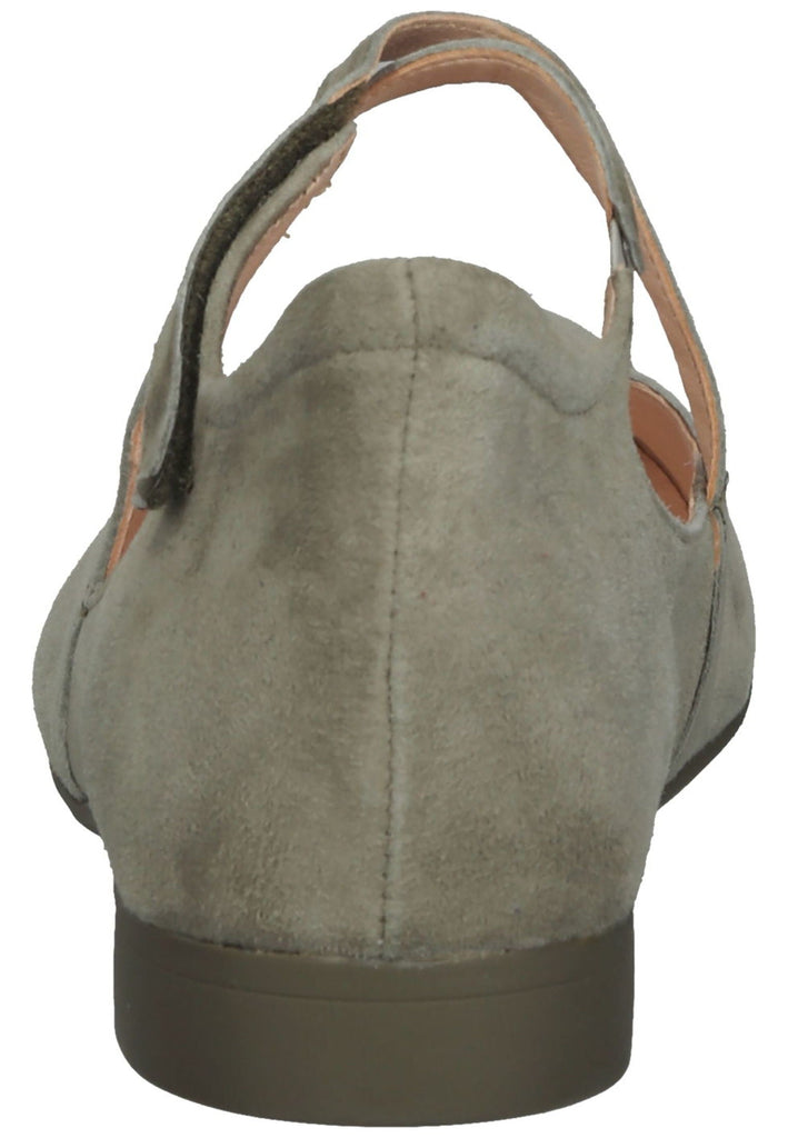 Think! Ballerinas Veloursleder Grün