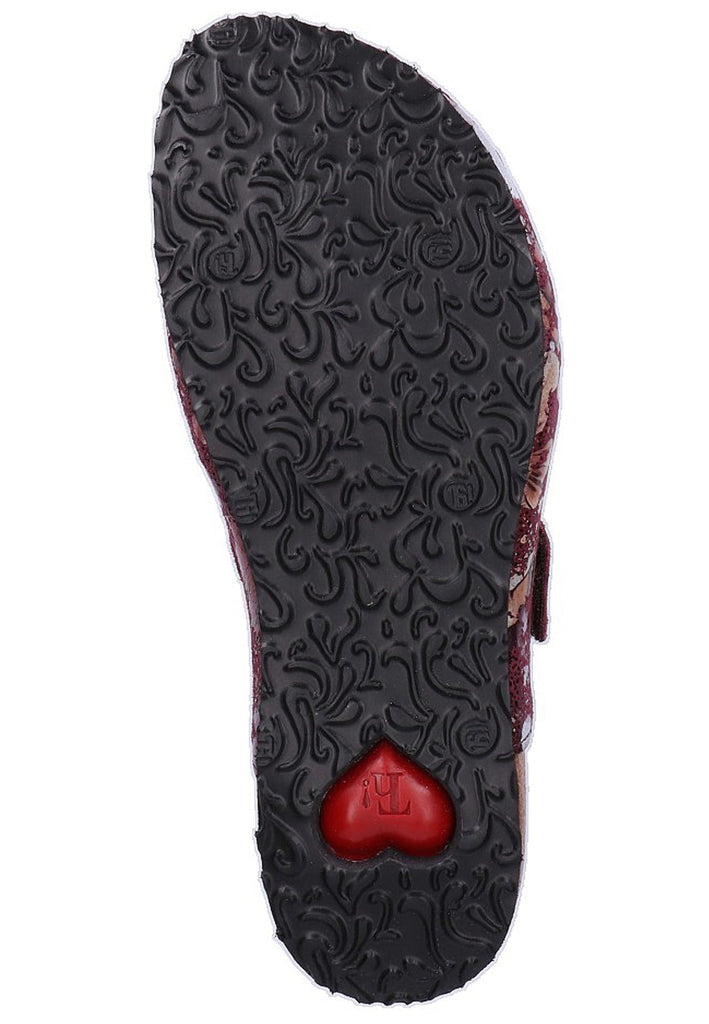 Think! Clogs Leder Chianti