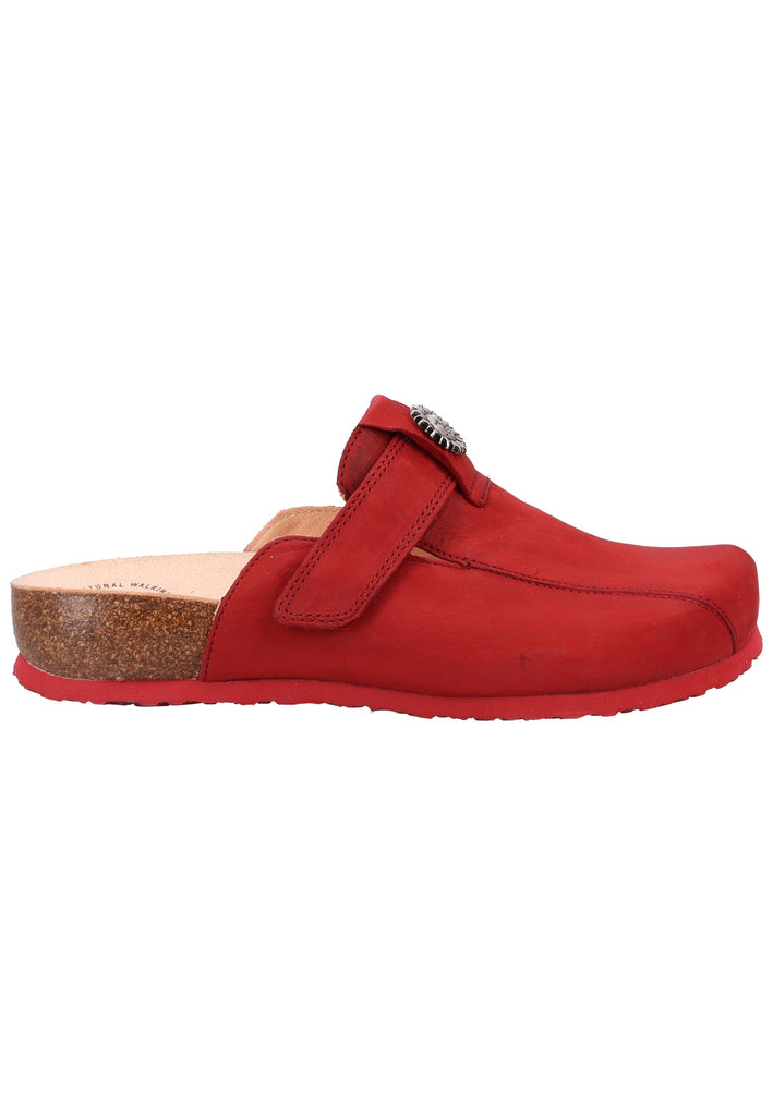 Think! Clogs Leder Rot