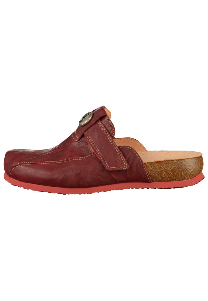 Think! Clogs Leder Rot