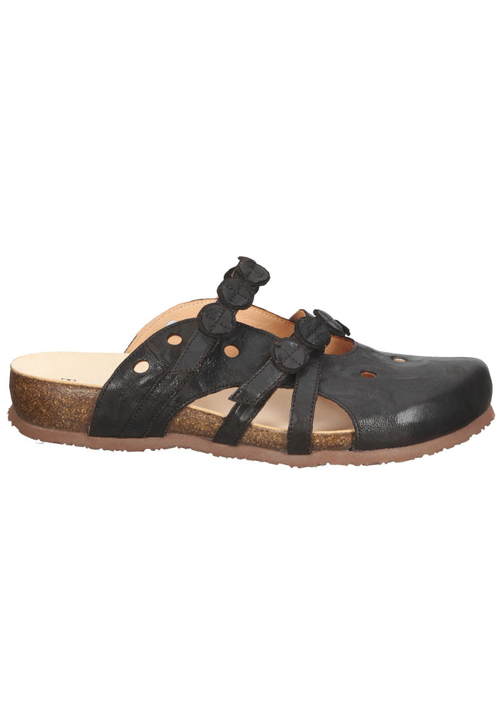 Think! Clogs Nappaleder Espresso
