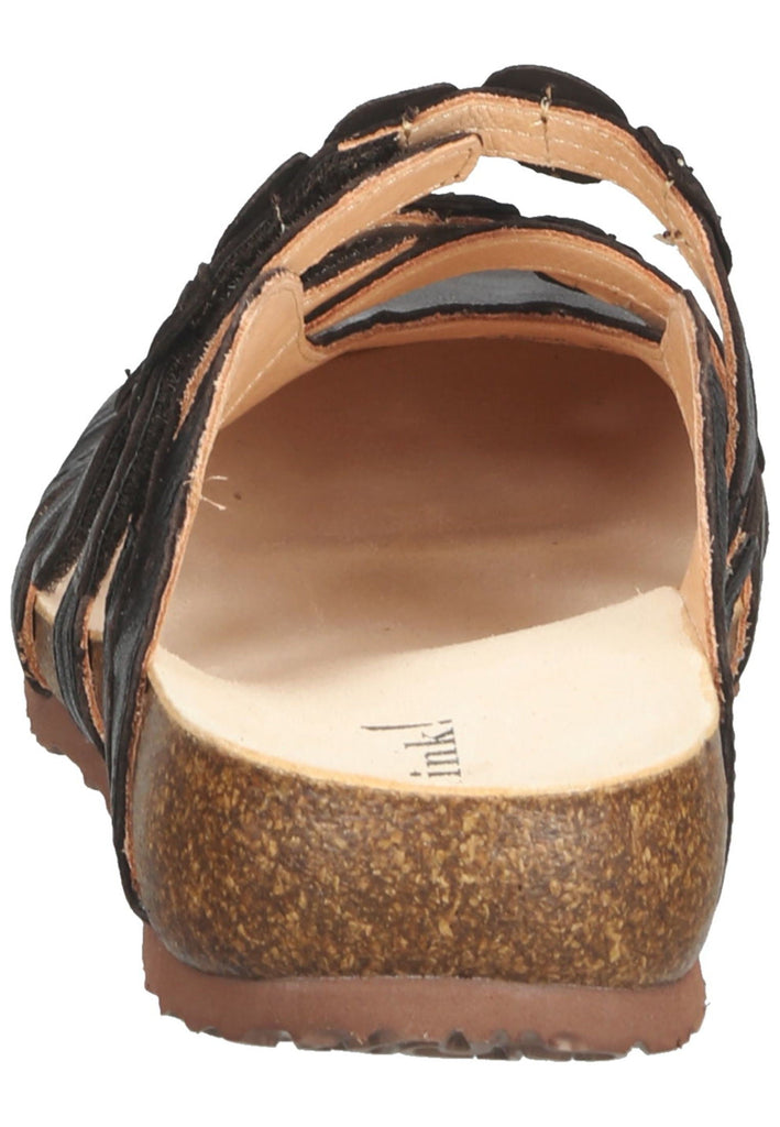 Think! Clogs Nappaleder Espresso