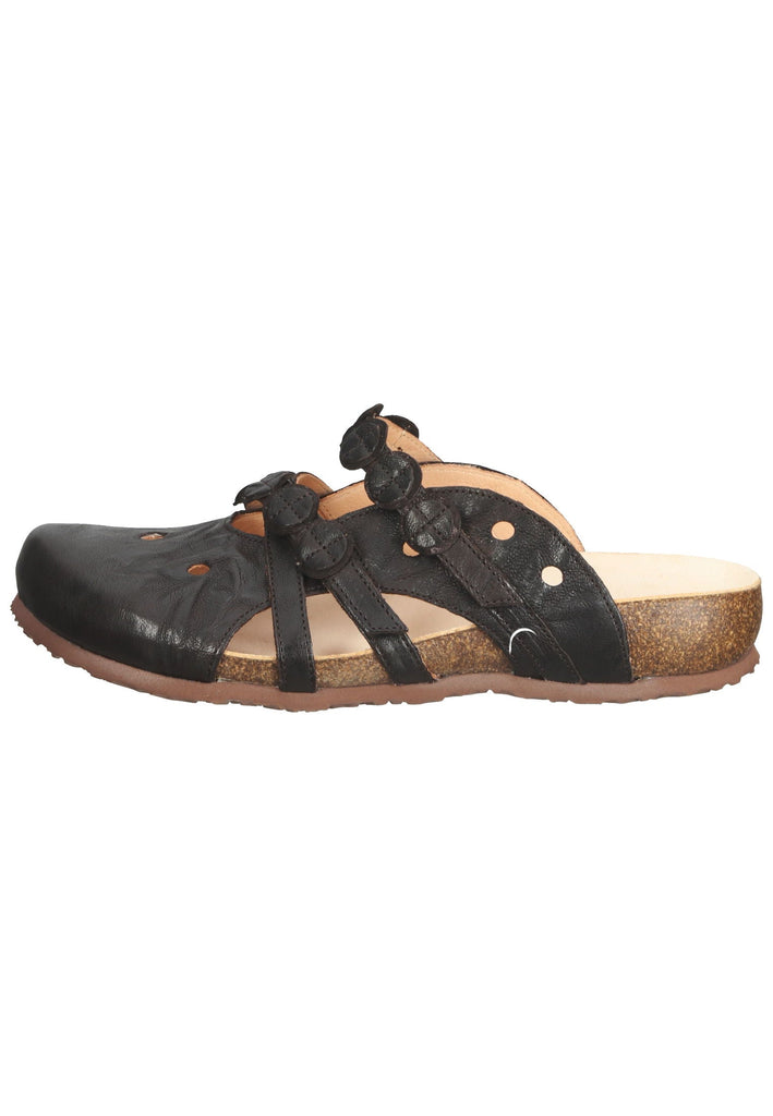 Think! Clogs Nappaleder Espresso