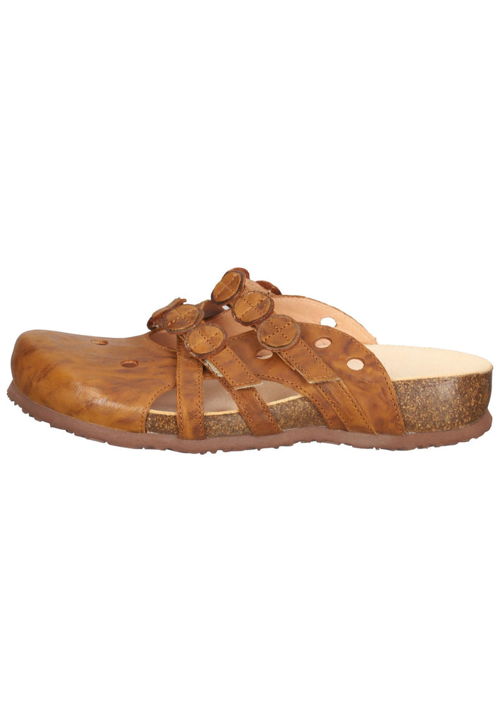 Think! Clogs Nappaleder Mustard