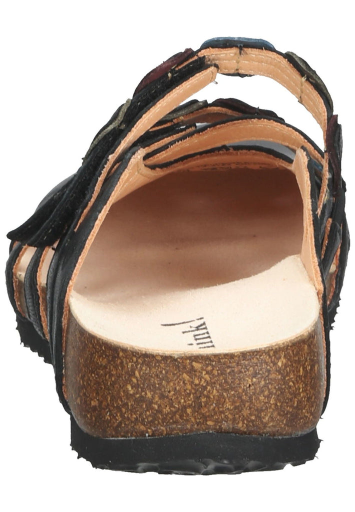 Think! Clogs Nappaleder Schwarz