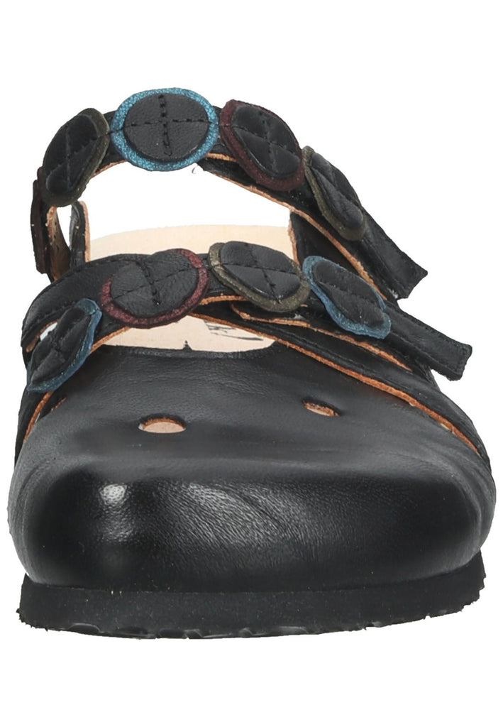 Think! Clogs Nappaleder Schwarz