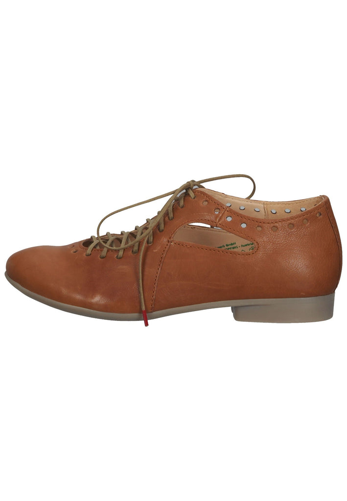 Think! Halbschuhe Glattleder Braun