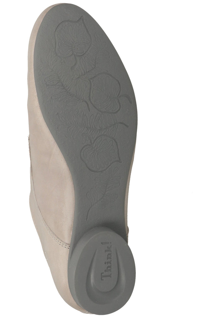 Think! Halbschuhe Glattleder Grau