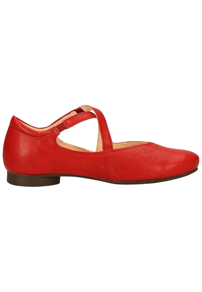 Think! Halbschuhe Glattleder Rot