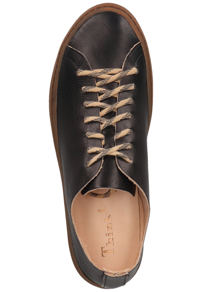 Think! Halbschuhe Glattleder Schwarz