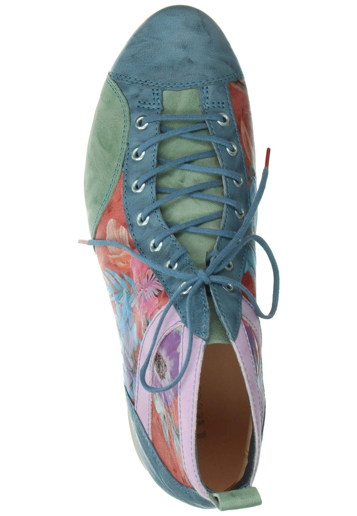 Think! Halbschuhe Leder Aqua