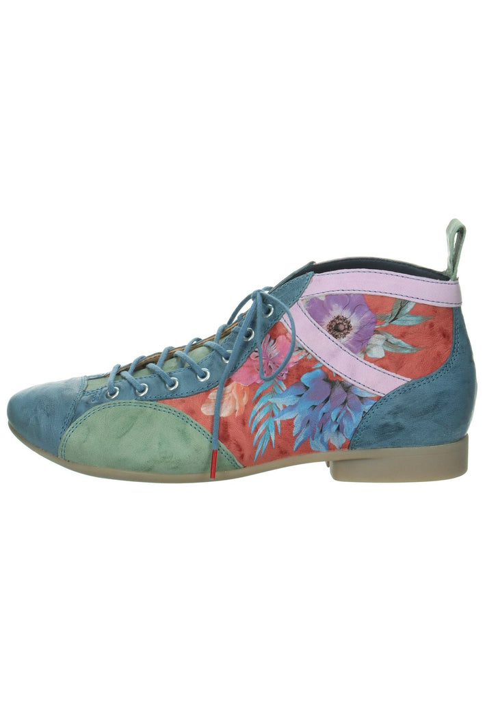 Think! Halbschuhe Leder Aqua
