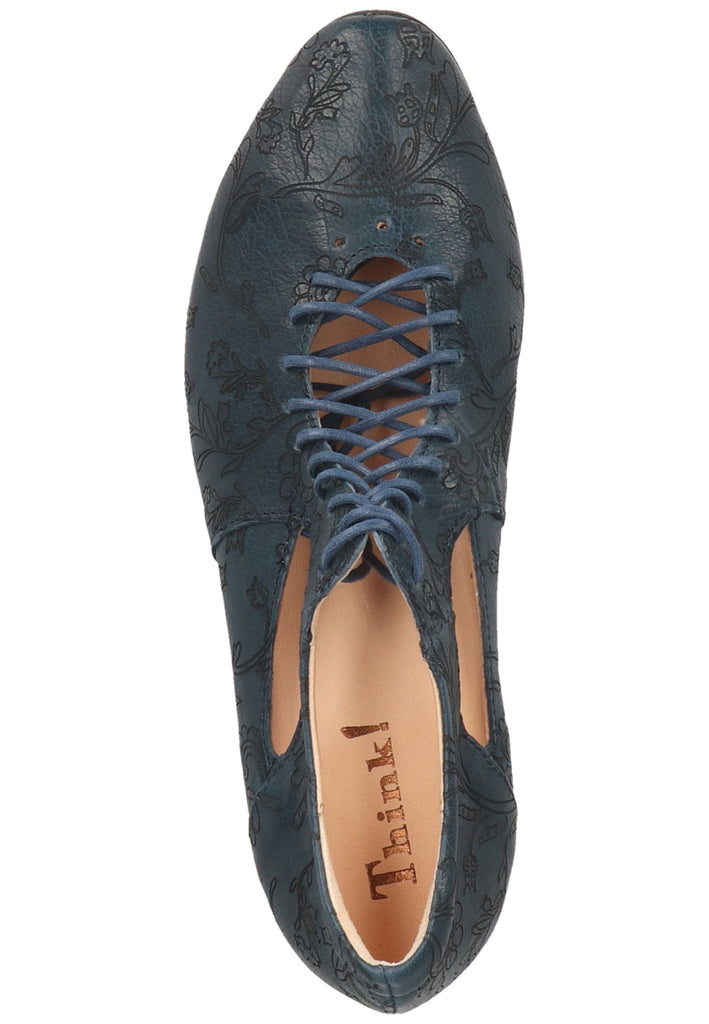 Think! Halbschuhe Leder Azur