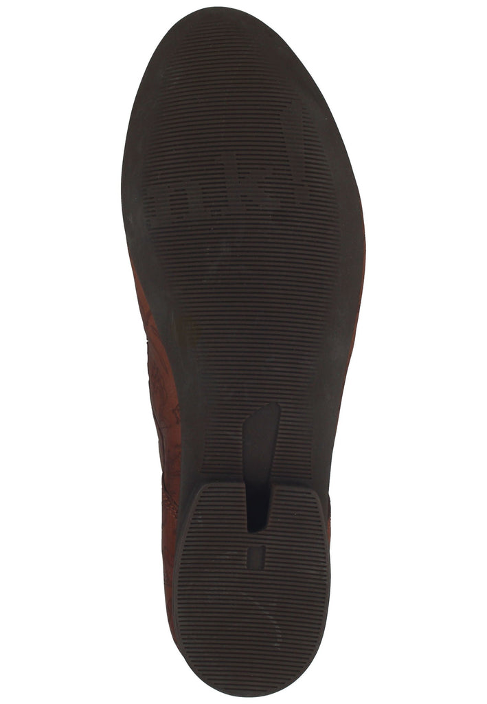 Think! Halbschuhe Leder Cognac