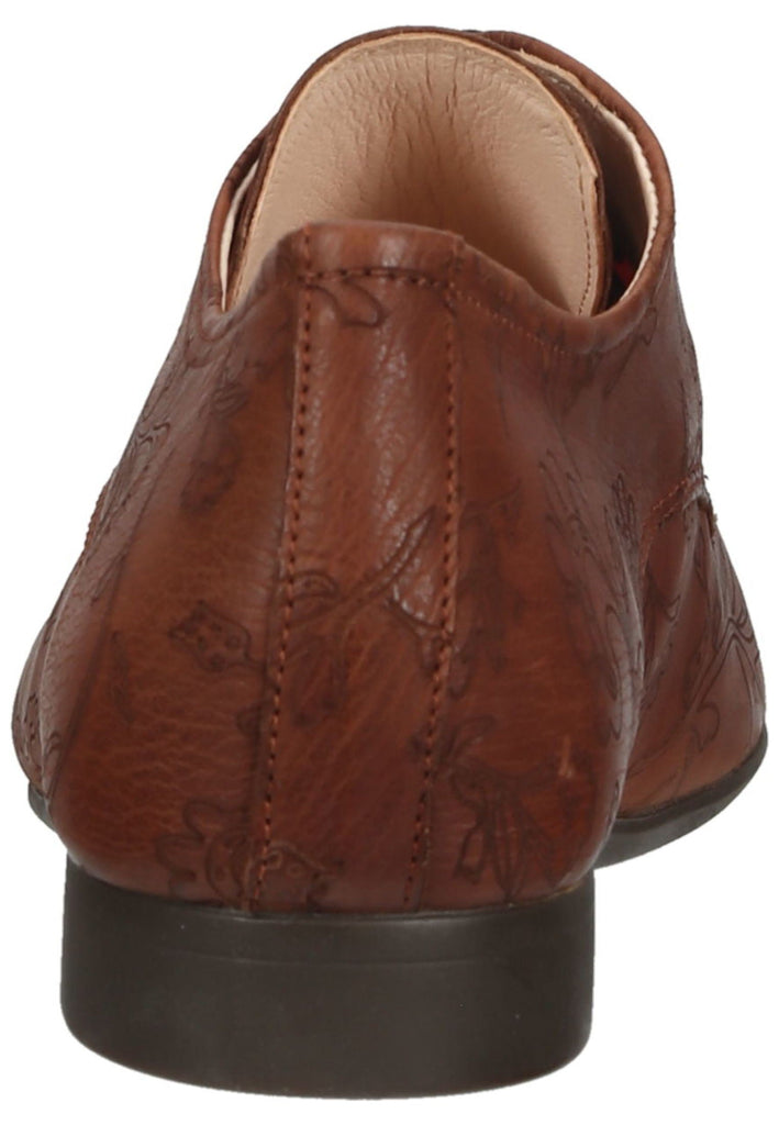Think! Halbschuhe Leder Cognac