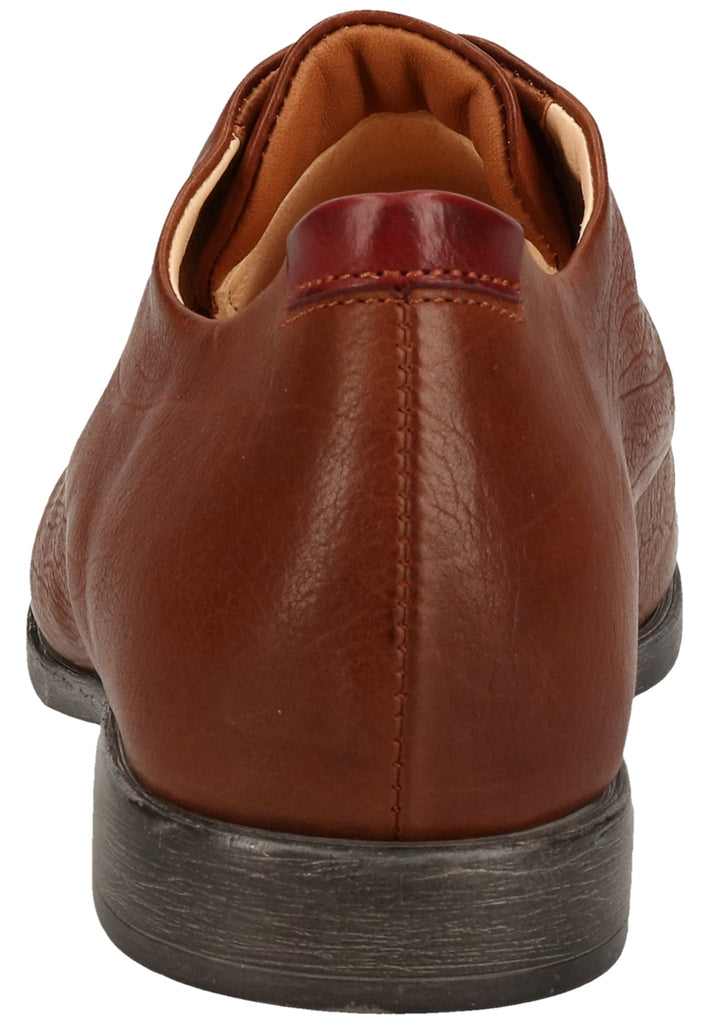 Think! Halbschuhe Leder Cognac