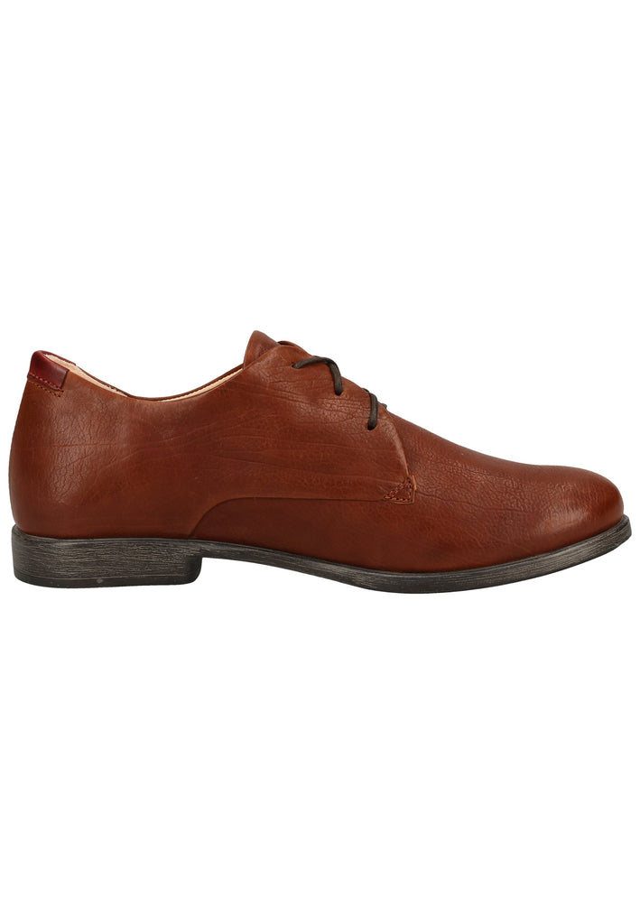 Think! Halbschuhe Leder Cognac