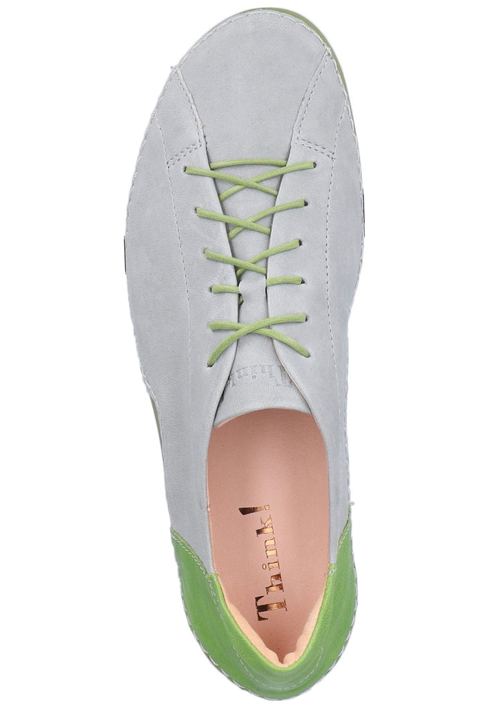 Think! Halbschuhe Leder Grau