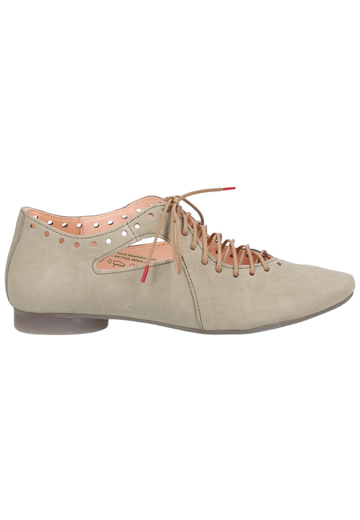 Think! Halbschuhe Leder Grau