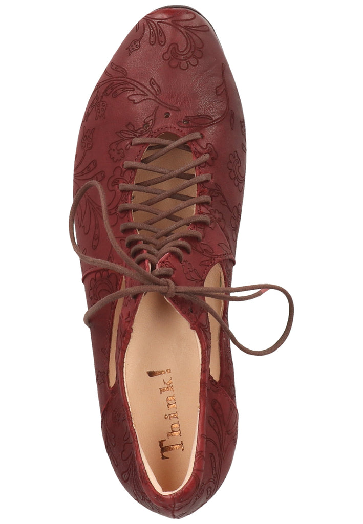 Think! Halbschuhe Leder Rot