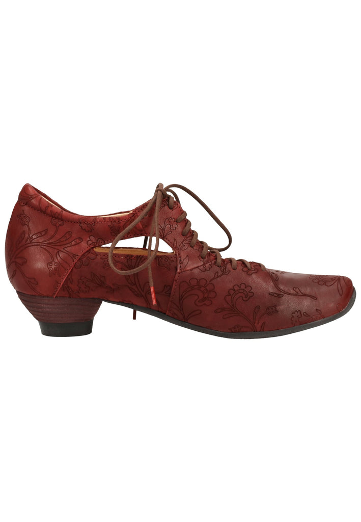 Think! Halbschuhe Leder Rot