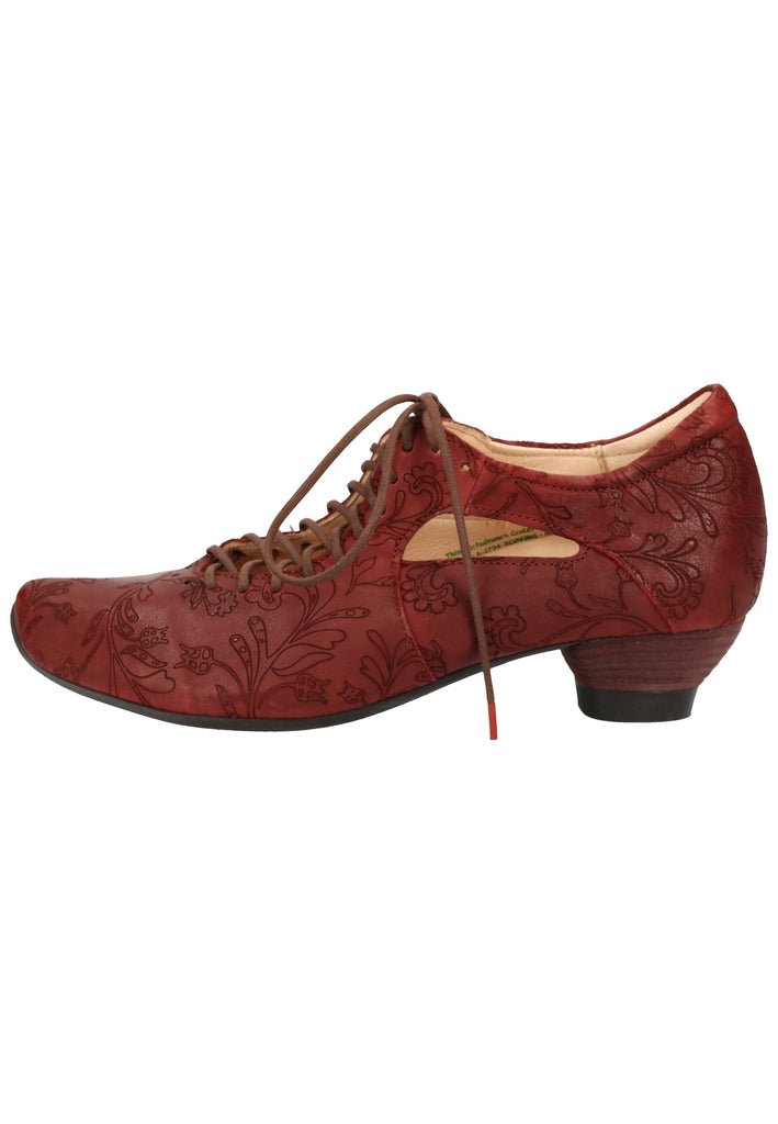 Think! Halbschuhe Leder Rot