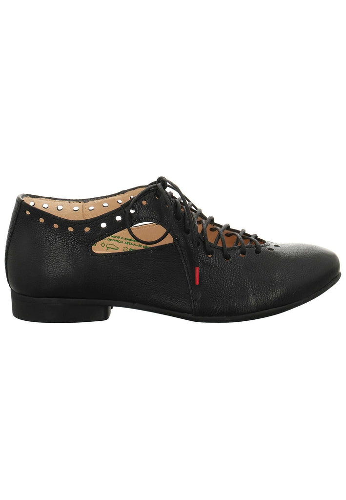 Think! Halbschuhe Leder Schwarz