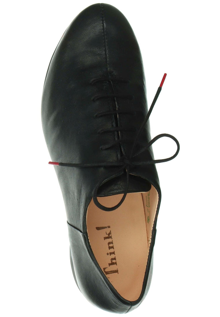 Think! Halbschuhe Leder Schwarz