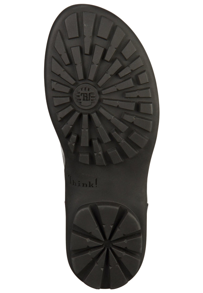 Think! Halbschuhe Leder Schwarz
