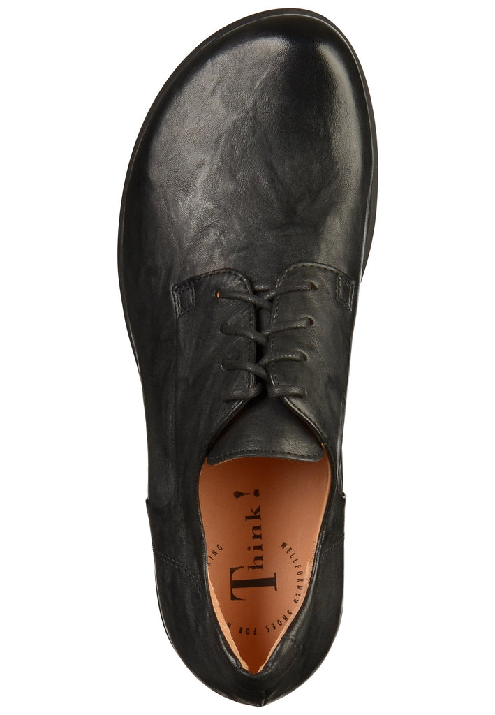 Think! Halbschuhe Leder Schwarz