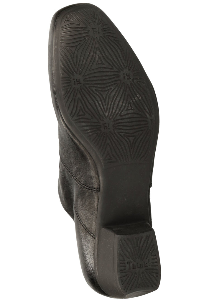 Think! Halbschuhe Leder Schwarz