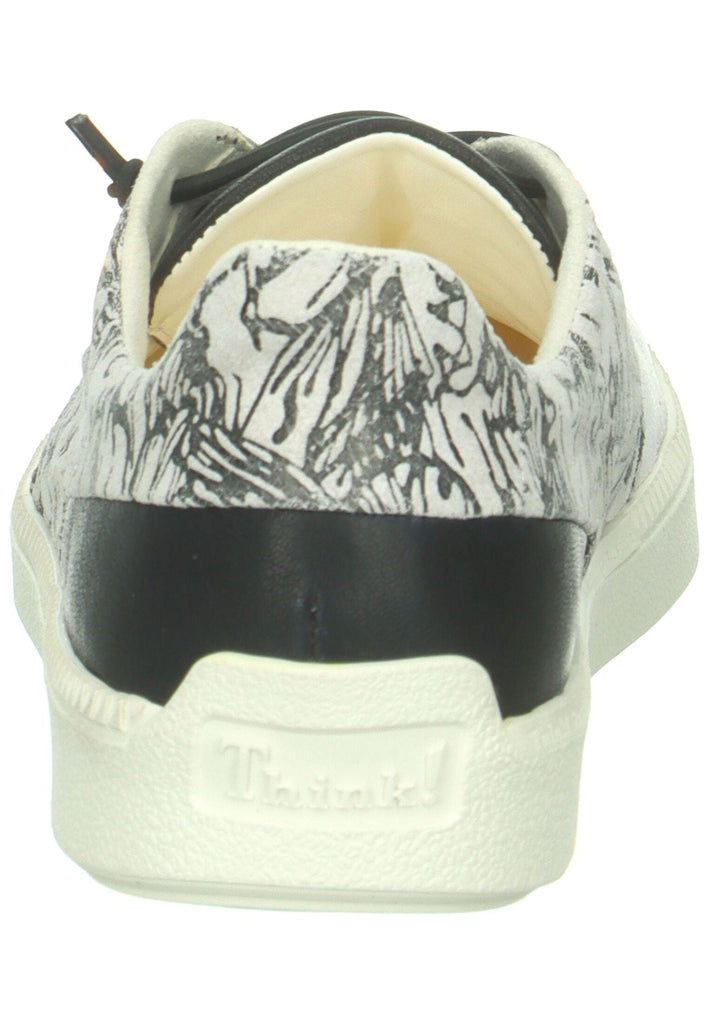 Think! Halbschuhe Leder/Textil Weiß/Schwarz