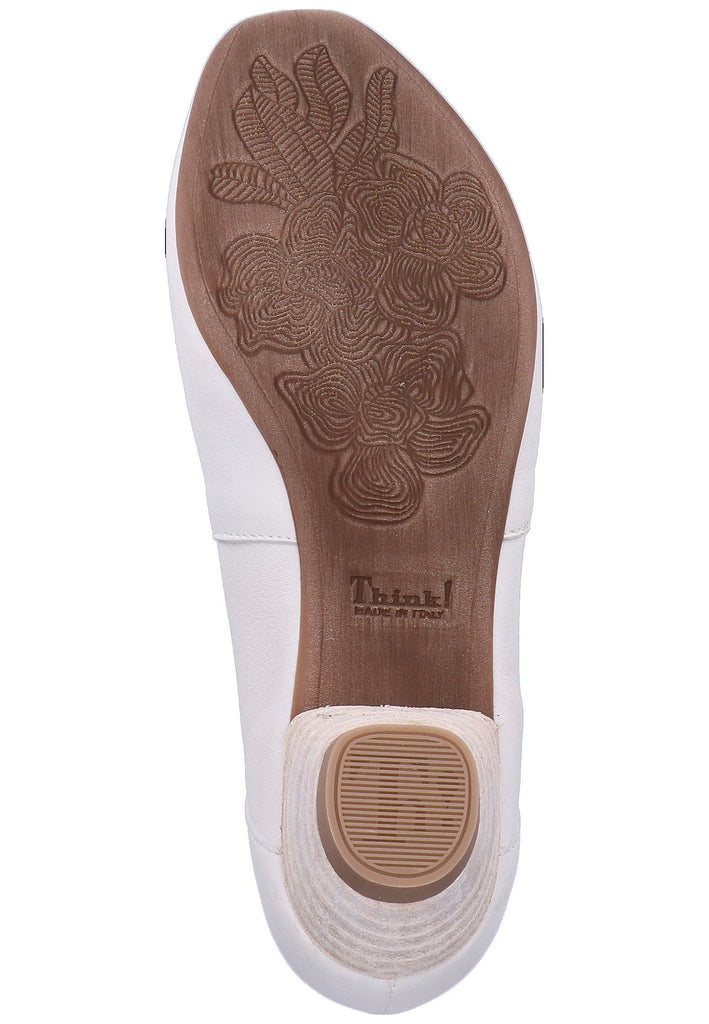 Think! Halbschuhe Leder Weiß