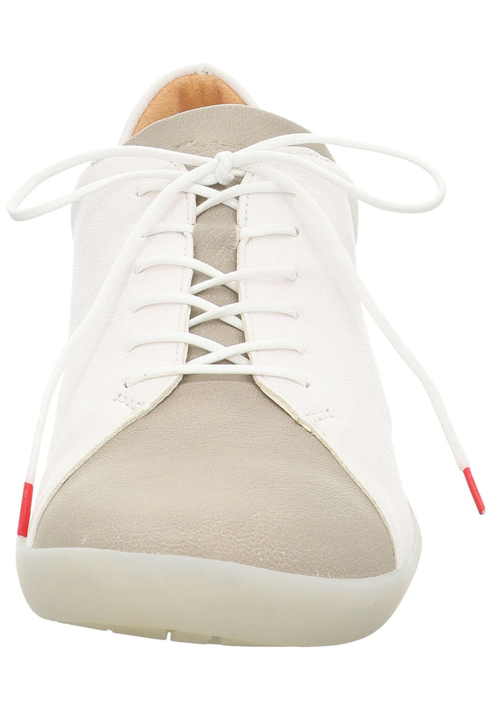 Think! Halbschuhe Leder Weiß Kombi