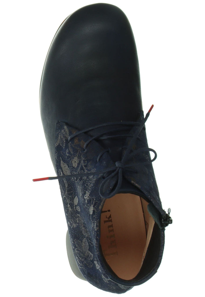 Think! Halbschuhe Nappaleder Navy