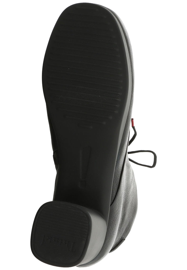 Think! Halbschuhe Nappaleder Schwarz