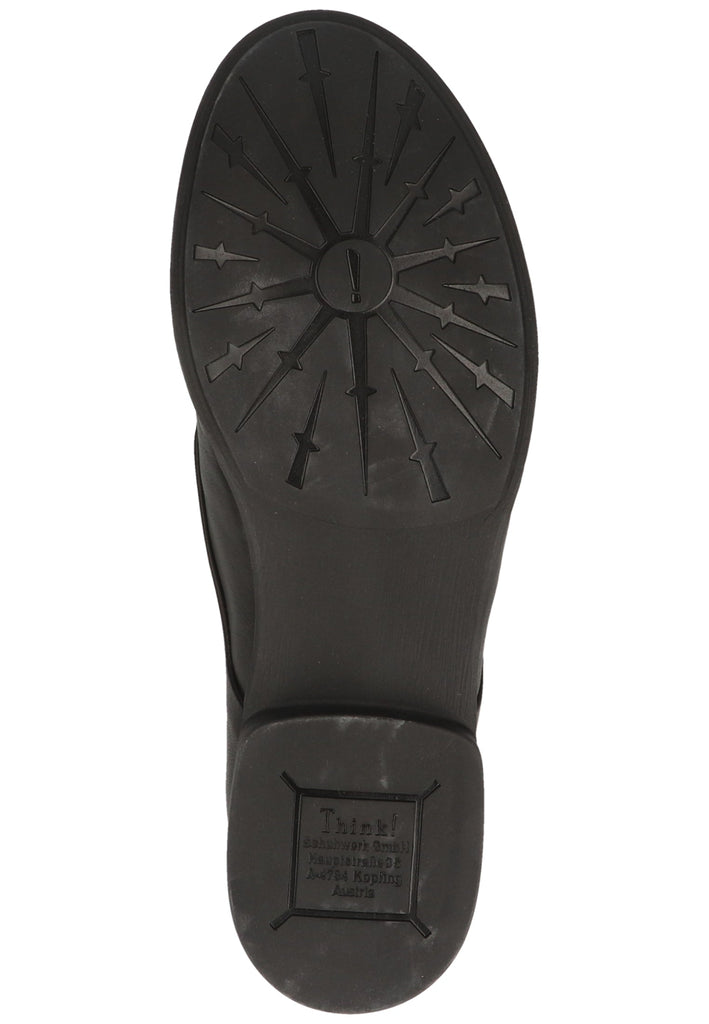Think! Halbschuhe Nappaleder Schwarz