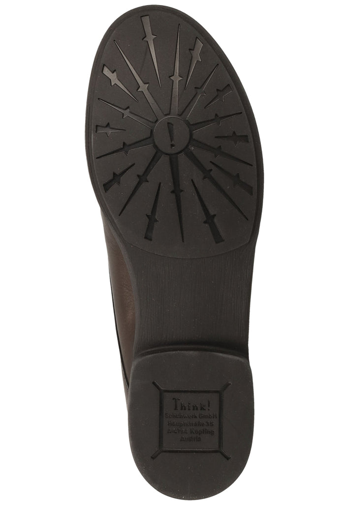 Think! Halbschuhe Nappaleder Schwarz