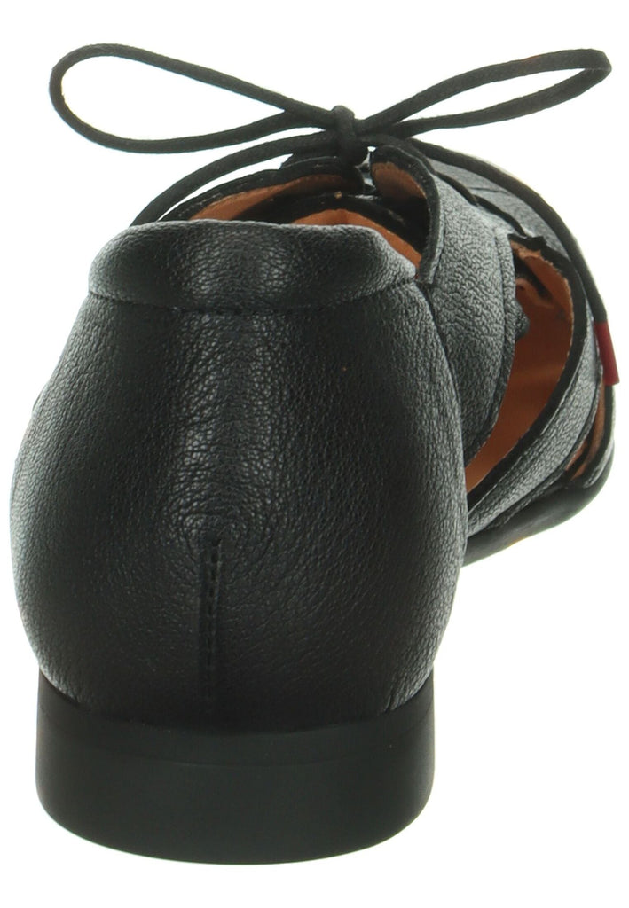 Think! Halbschuhe Nappaleder Schwarz/Schwarz