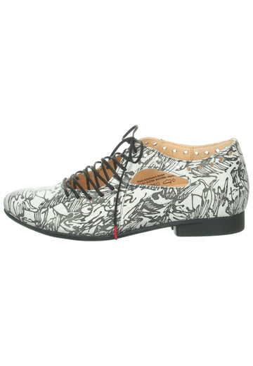 Halbschuhe Think! Halbschuhe Leder Weiß Kombi