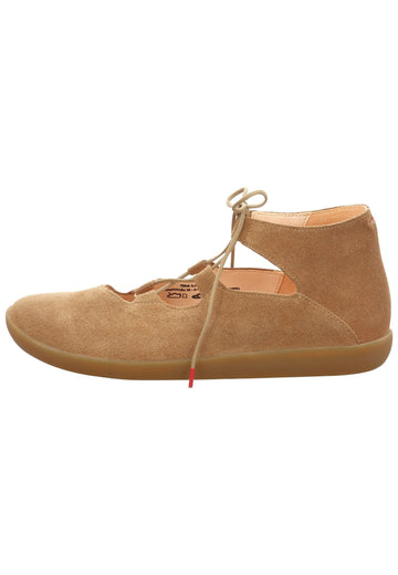 Halbschuhe Think! Halbschuhe Veloursleder Mittelbraun