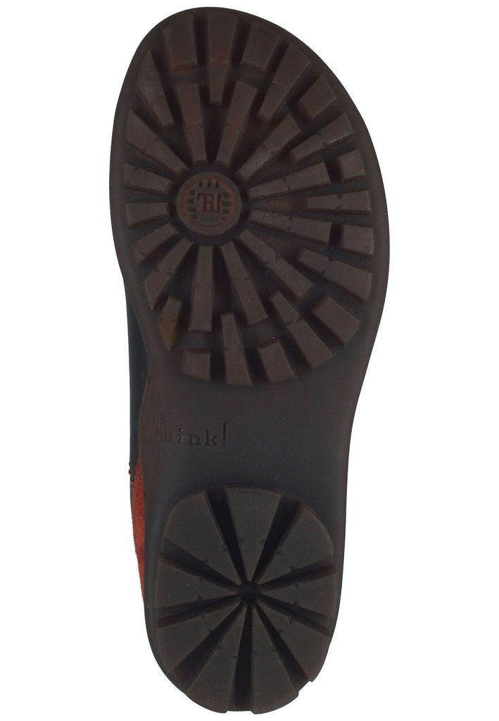 Think! Halbschuhe Veloursleder Braun/Grau