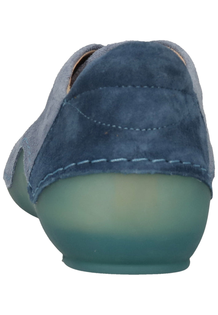 Think! Halbschuhe Veloursleder Denim