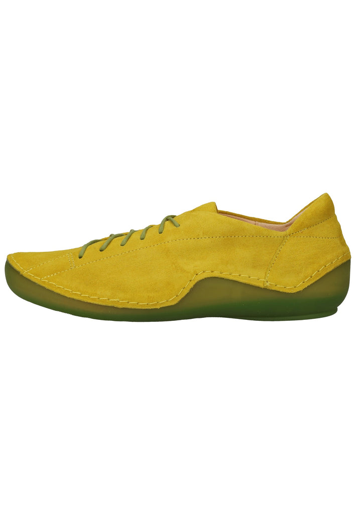 Think! Halbschuhe Veloursleder Gelb
