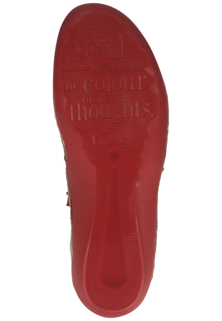 Think! Halbschuhe Veloursleder Grau