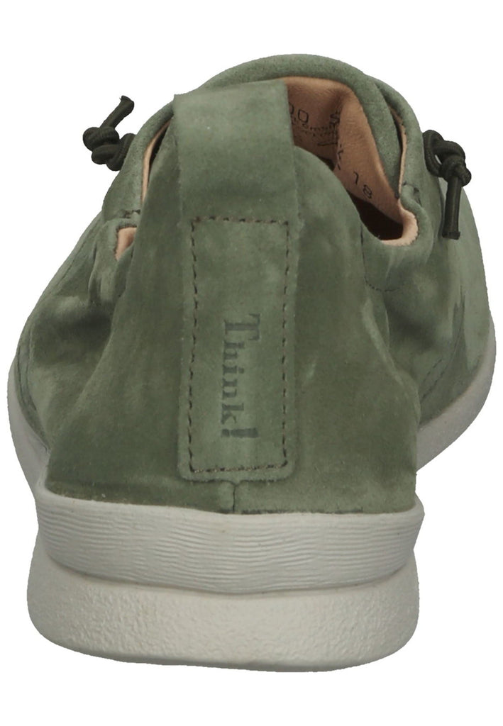 Think! Halbschuhe Veloursleder Grün
