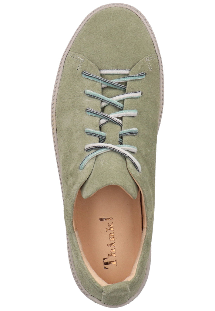 Think! Halbschuhe Veloursleder Hellgrün