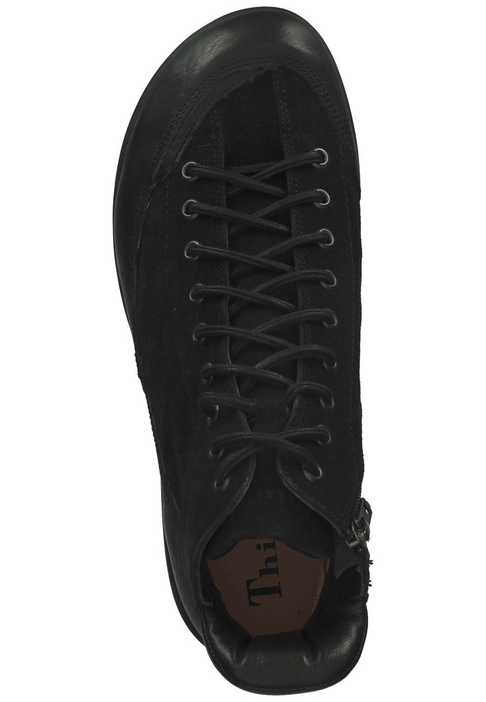 Think! Halbschuhe Veloursleder Schwarz