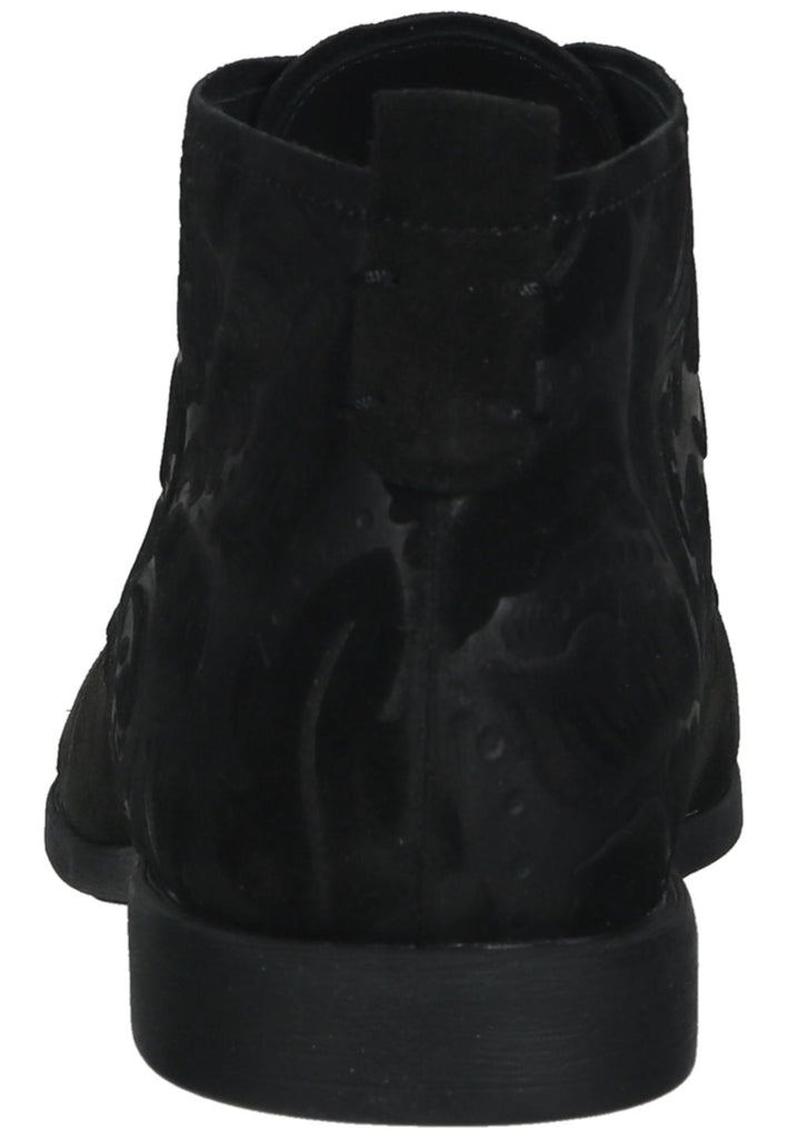 Think! Halbschuhe Veloursleder Schwarz Kombi